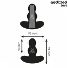Addicted Toys silikoninis tuščiaviduris analinis kištukas M – 9.6 cm — Nuotrauka 4