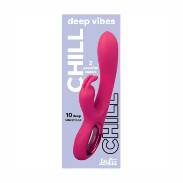 Перезаряжаемый Deep Vibes Chill двойной стимулятор – розовый