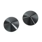 Metal Round Nipple Covers - Black — Photo 2