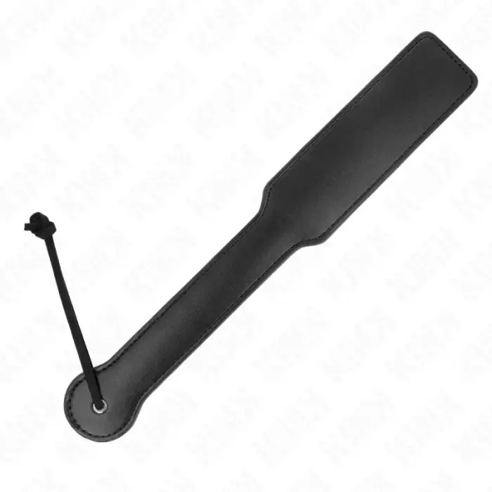 KINK ar garu rokturi ādas plakšķene 34x5 cm – melna