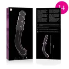 Ibiza Nebula Series Model 14 stiklinis dildo – 18.5 cm (7.3″) – rožinis — Nuotrauka 7