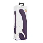Ai strapless strap-on vibratorius su dviguba vibracija ir oro bangų stimuliatoriumi – violetinis — Nuotrauka 1