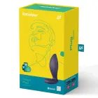 Power Plug – Textured Vibrating Anal Plug with Suction Cup – Purple — Photo 1