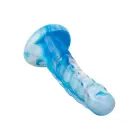 Twisted Love витой рифленый дилдо – 18 cm (7.1″) – синий — Фото 10