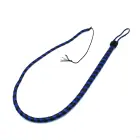 Leather Whip Black & Blue 140 cm — Photo 2