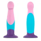 Mythology Garrick Pastel – skystojo silikono fantazijos dildo su siurbtuku – pastelinis – M — Nuotrauka 6