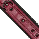 Fetish Submissive Dark Room Vegan Leather Ankle & Wrist Restraints – Black — Photo 4