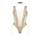 Bodijs ar dziļu V-izgriezumu un necaurspīdīgiem dekoriem – Queen Size Foto 6