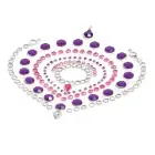 Bijoux Indiscrets Flamboyant набор украшений для тела – фиолетовый и розовый — Фото 2