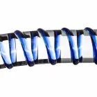 EasyToys Glass Intimate Device No. 1 Curved Design – 18 cm (7″) – Blue — Photo 3