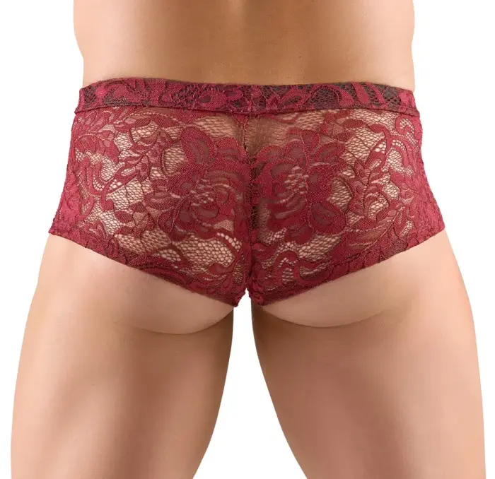 Svenjoyment mežģīņu apakšbikses – sarkanas – L Foto 4