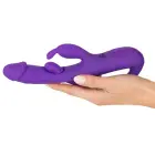 Sweet Smile triušio vibratorius su G taško ir analiniu stimuliatoriumi – 23 cm (9″) — Nuotrauka 8