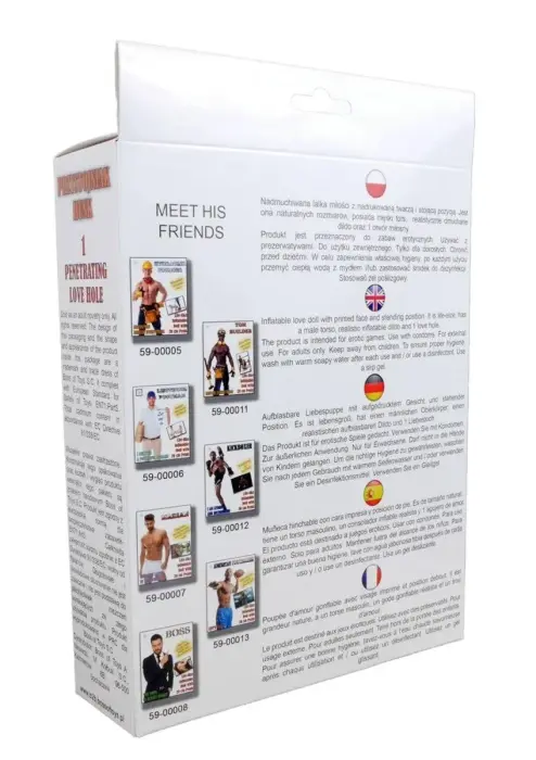 Hunk vīriešu piepūšamā mīlas lelle – 165 cm Foto 6