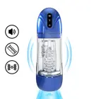 SonicPull imemis- ja vibratsioonimasturbaator – 28 cm – Sinine — Foto 1