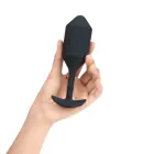 b-Vibe Vibrating Snug Plug 4 – 15 cm – Black — Photo 5