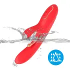 Nirvana Raudonas trijų taškų triušio vibratorius – 22.4 cm (8.8″) — Nuotrauka 6