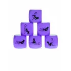 Zabawka-Kostka Miłości 25mm FIOLETOWA - 1 sztuka Foto 1