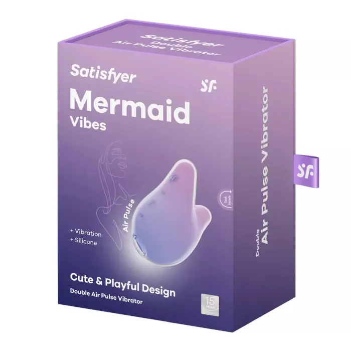 Satisfyer Mermaid Vibes клиторальный стимулятор – фиолетовый/розовый