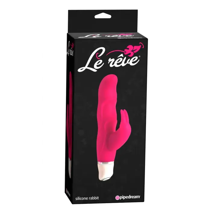 Le Reve кролик-вибратор – 18 cm (7″) – розовый