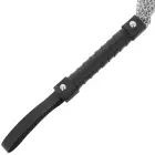Darkness Metal Bondage Whip – metāla saišu pātaga ar ergonomisku rokturi – melna — Foto 3