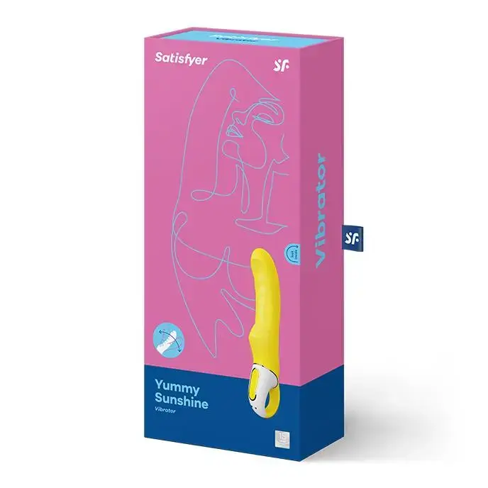 Satisfyer Vibes Yummy Sunshine вибратор для точки G – 22.5 cm (8.9″) – желтый