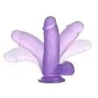 LoveToy Jelly Studs Crystal Dildo – фиолетовый – маленький – присоска – 6" / 15,2 см — Фото 4