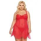 Carla naktinukai – raudoni – XL — Nuotrauka 2