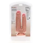RealRock Double Trouble reālistisks dildo – 15.2 cm (6″) – miesas krāsa — Foto 2