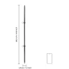 Adjustable Spreader Bar - Silver Foto 8