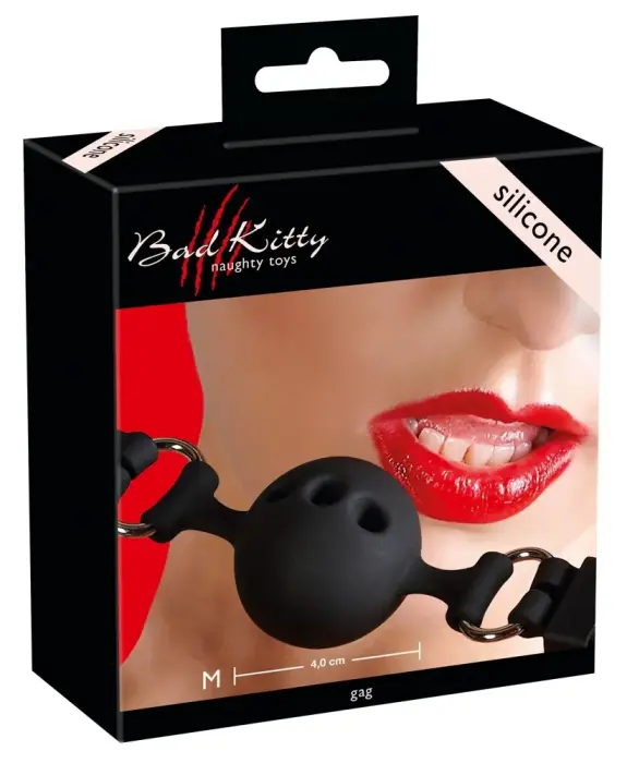 Silicone Ball Gag – Black