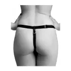Supreme Pleasure Vibrējošs strap-on dildo – 26 cm – Ādas krāsa — Foto 3