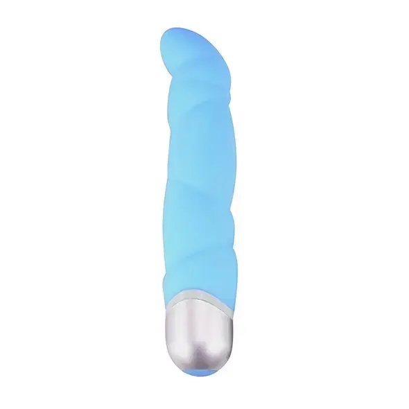 Вибратор FeelzToys Gino Blue – 16 см – фиолетовый