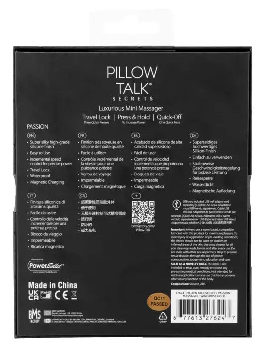 Pillow Talk Secrets Passion novietojamais vibrators – 13.2 cm (5.2″) – violets Foto 8