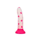 Glow Stick Heart dildo – tumsā spīdošs — Foto 8