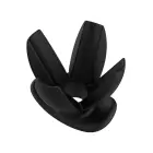 Išskleidžiamasis 4 krypčių analinis kištukas – 10 cm – Juodas Photo