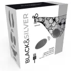 BLACK&SILVER Zara – беспроводной интимный массажёр – дистанционное управление, трусики – силикон — Фото 3