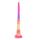 Kiotos Monstar Beast tumsā spīdošs dildo – 45 cm (17.7″) — Foto 1