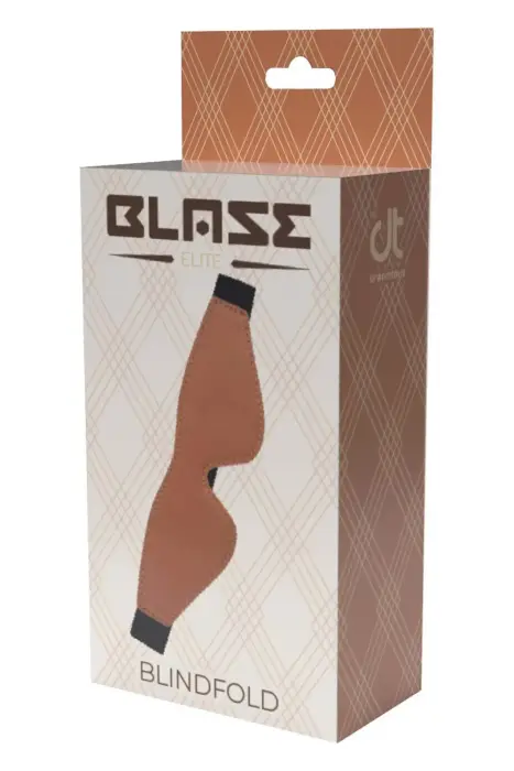 Blaze Elite повязка на глаза из искусственной кожи – коричневая