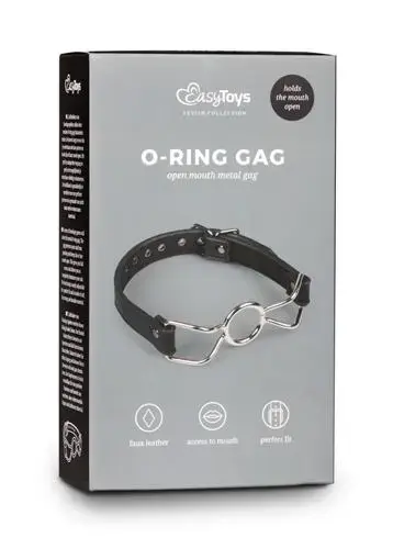Knebel Metal Ball Gag – Black