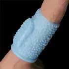 Vibrating Drip Knights Ring – vibruojantis erekcinis žiedas su lašelio faktūra — Nuotrauka 7