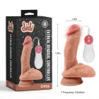 Extreal Sensual Controller vibrējošs dildo – 18.5 cm (7.3″) – miesas krāsa Foto 4