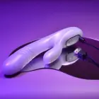 Playboy Pleasure Bumping Bunny truša vibrators – 22.8 cm (9″) – rozā — Foto 10