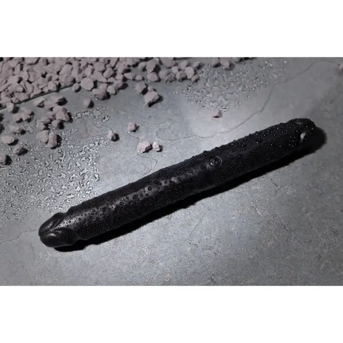 Slim двусторонний дилдо – 30.5 см (12″) – Черный Фото num