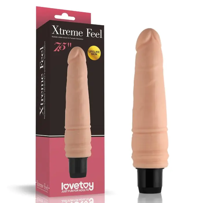 Xtreme Feel Реалистичный вибратор – 20 cm (7.5″) – телесный