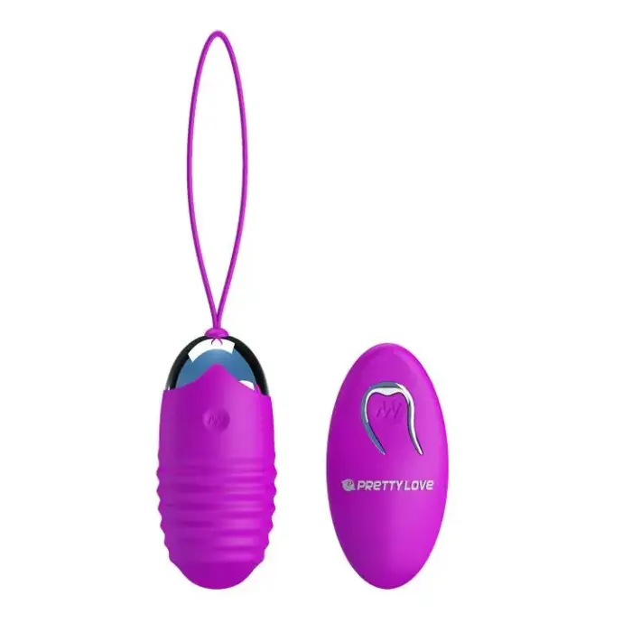 PRETTY LOVE Jessica USB виброяйцо – 7.5 cm (3″) – белое