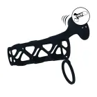 LEVELZ Vibrating Cock Sleeve and Ball Ring – Black — Photo 1