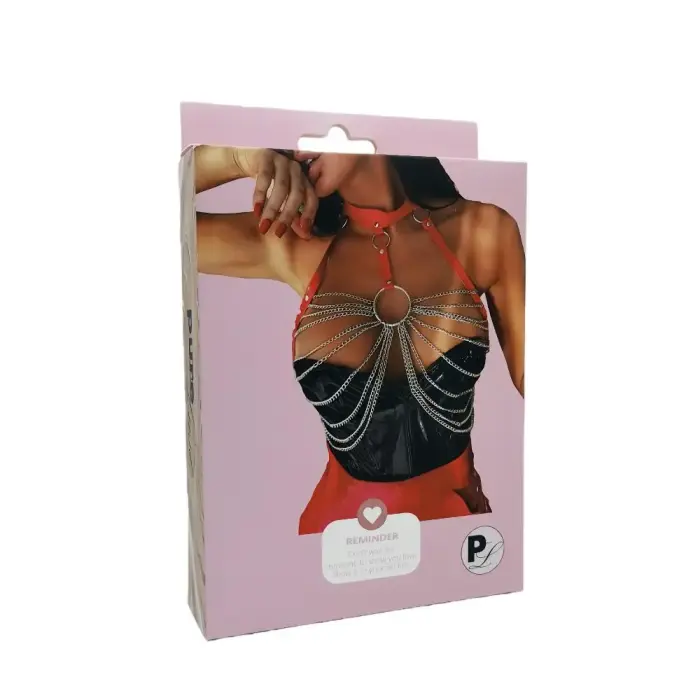 Pure Lust Benet Body Harness – Red