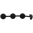 BLACK&SILVER Harry Silicone Intimate Beads 3 Spheres – 14 cm – Black — Photo 3