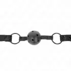 KINK Diamond Ball System 4.5 cm – Adjustable Silicone Gag, Black — Photo 3