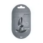 Smooth Silicone Anal Plug – M – Black — Photo 3